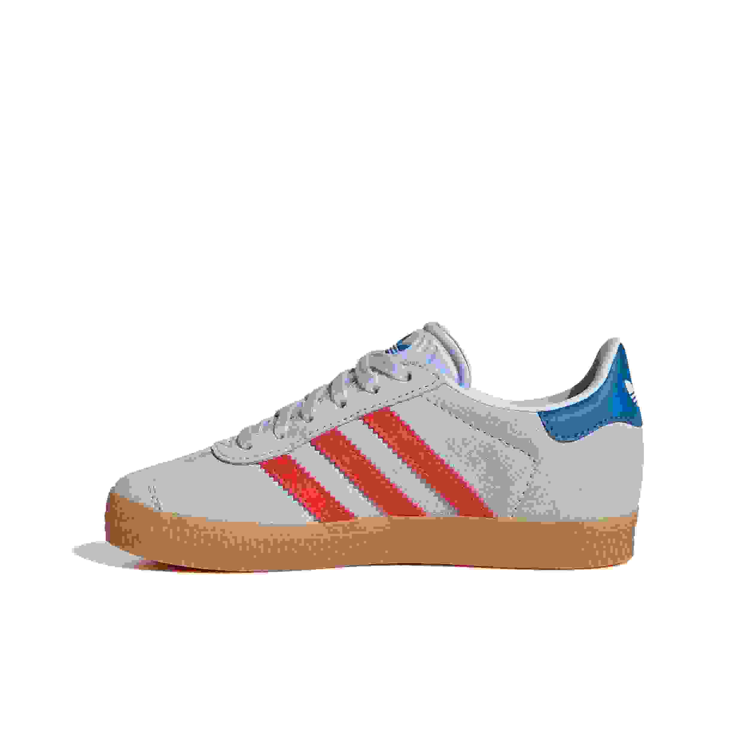 adidas Originals Gazelle Preschool Boys' "Crystal Sky/Semi Lucid Red/Bluebird" Shoe